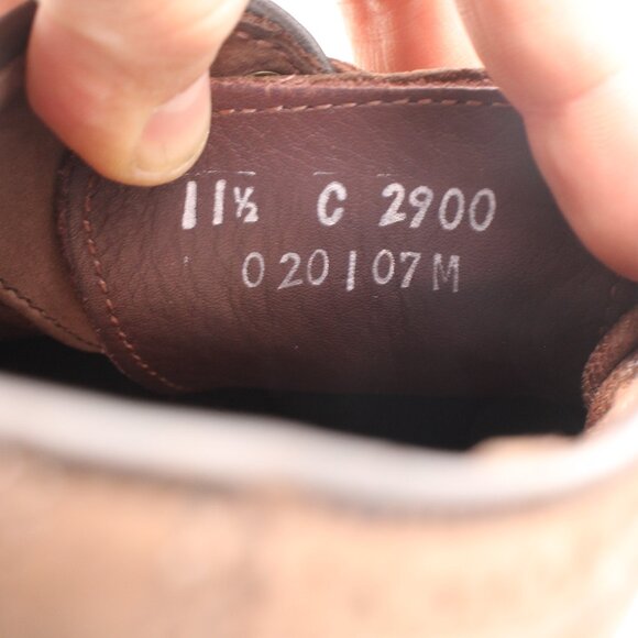 Allen Edmonds STRANDMOK Men\'s Size 11.5 C Nubuck Leather Oxfords Dress Shoes main image 7